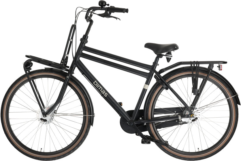 Bimas - Bimas Transporter 3.3 28 inch 50 cm heren 3v rollerbrake matzwart