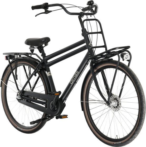 Bimas - Bimas Transporter 3.3 28 inch 50 cm heren 3v rollerbrake matzwart