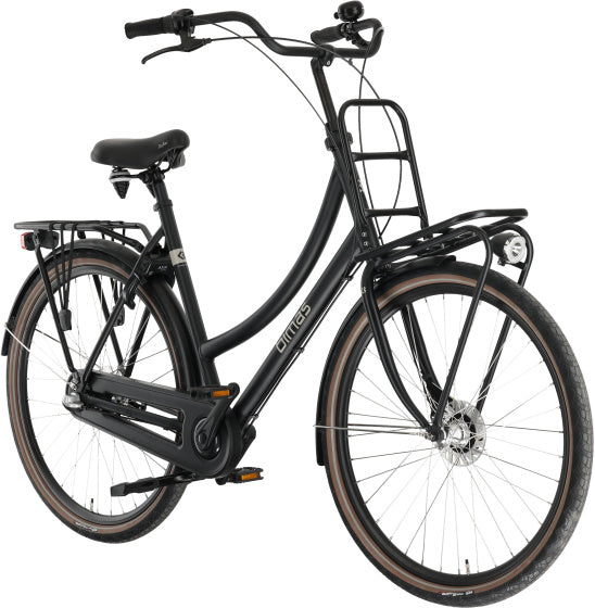 Bimas - Bimas Transporter 3.3 28 inch 57 cm dames 3v rollerbrake matzwart