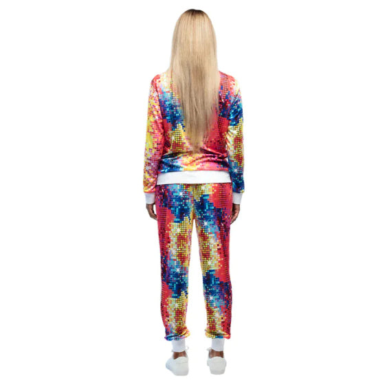 Boland Disco babe trainingspak dames multicolor maat M
