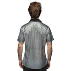 Boland Disco Diamond Shirt Heren Zilver maat L