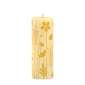 Bolsius rustieke stompkaars silhouette sunny edition botergeel 190 68mm