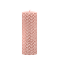 Bolsius rustieke stompkaars silhouette sunny edition misty pink 190 68mm