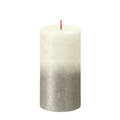 Bolsius rustieke stompkaars sunset soft pearl + champagne 130 68mm