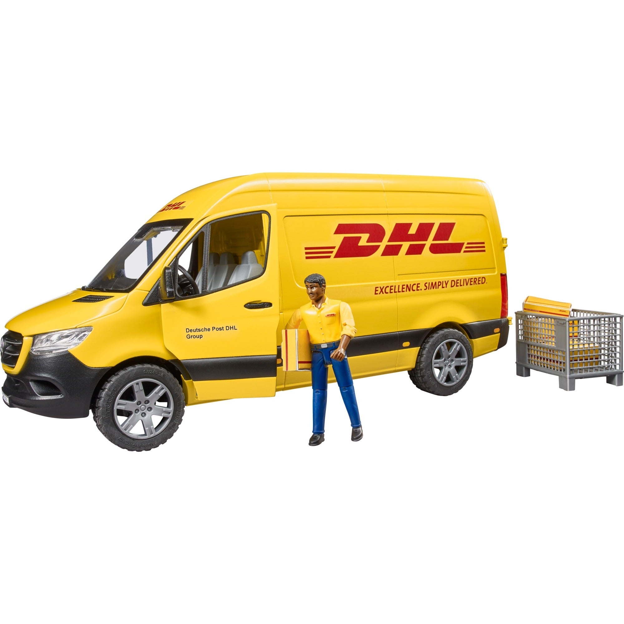Bruder auto sprinter dhl