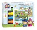 Fien & Teun - Fien & Teun creatieve stempelset stempels en gekleurde kaarten - creatief educatief speelgoed - boerderij speelgoed - vanaf 3 jaar - bambolino toys