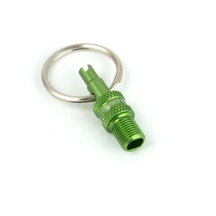 By,schulz ventieladapter mini sv dv -> av groen