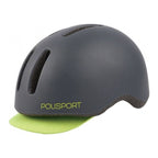 Polisport casque Commuter gris mat/jaune fluo M 54-58cm