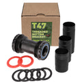 Wheels manufacturing wheels mfg - trapas t47 outboard sram dub abec 3 zwart