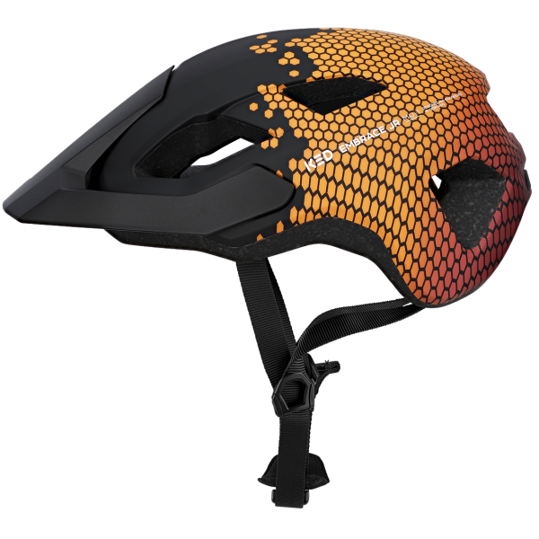 Ked - Ked Fietshelm embrace jr s-m (52-58cm) - mat zwart bordeauxrood