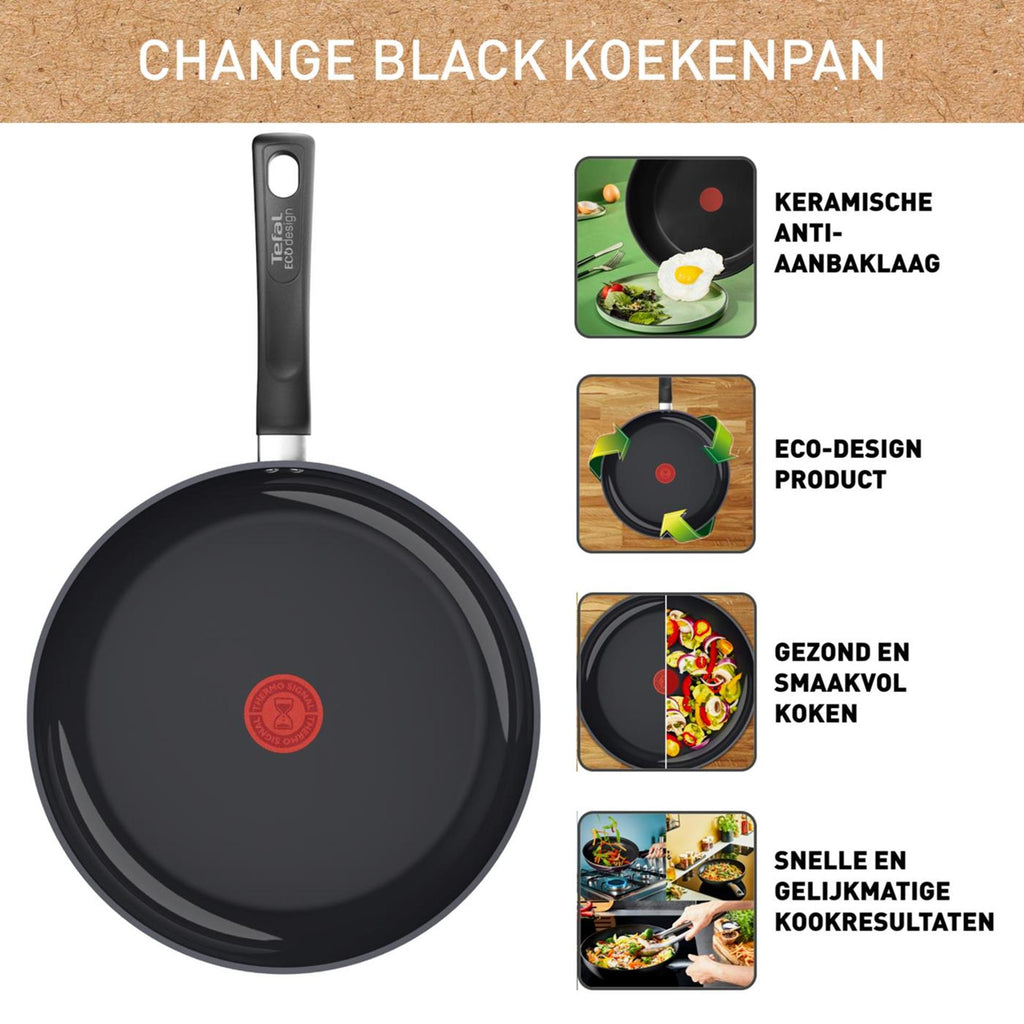 Tefal change black koekenpan ø20cm