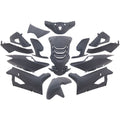Edge plaatset 14-delig voor peugeot speedfight 4 - mat zwart