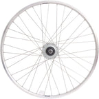 Achterwiel 28 nexus 8 rollerbrake naaf met met zilveren velg en rvs spaken