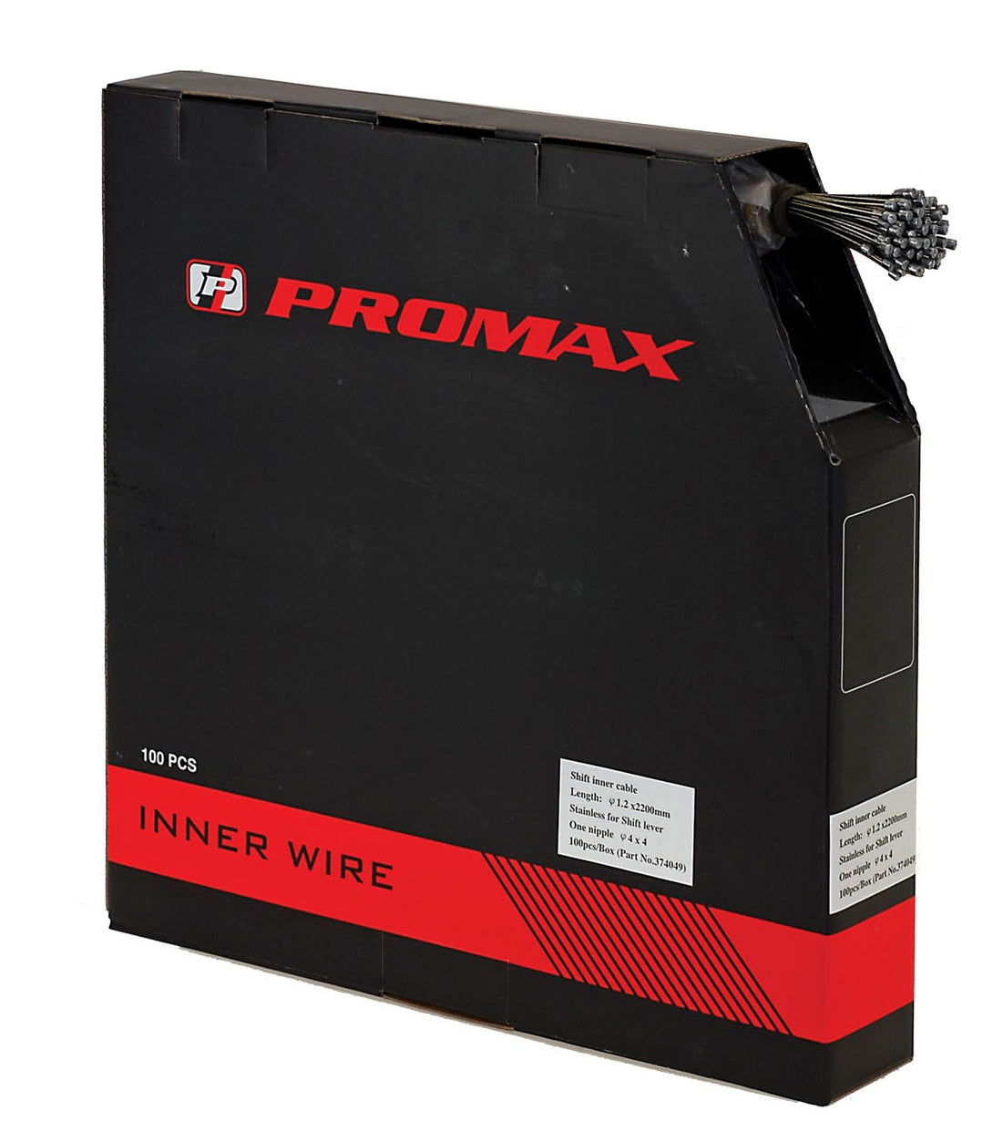 Promax box of shifting cables stainless steel