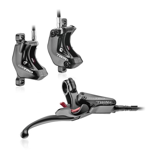 Kit de frein hydraulique gauche Tektro HD-E745 e-Cargo Auriga avec répartiteur