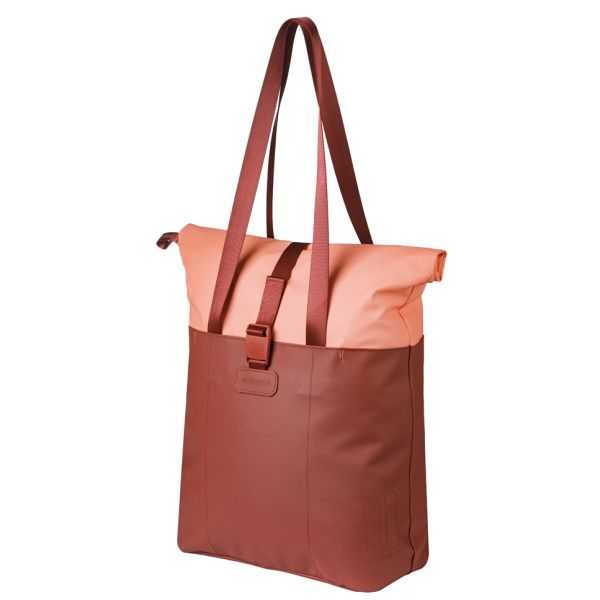 Basil B.V. - B.V. Tas basil vive shopper bordeaux/roze | mik hooks | 20l