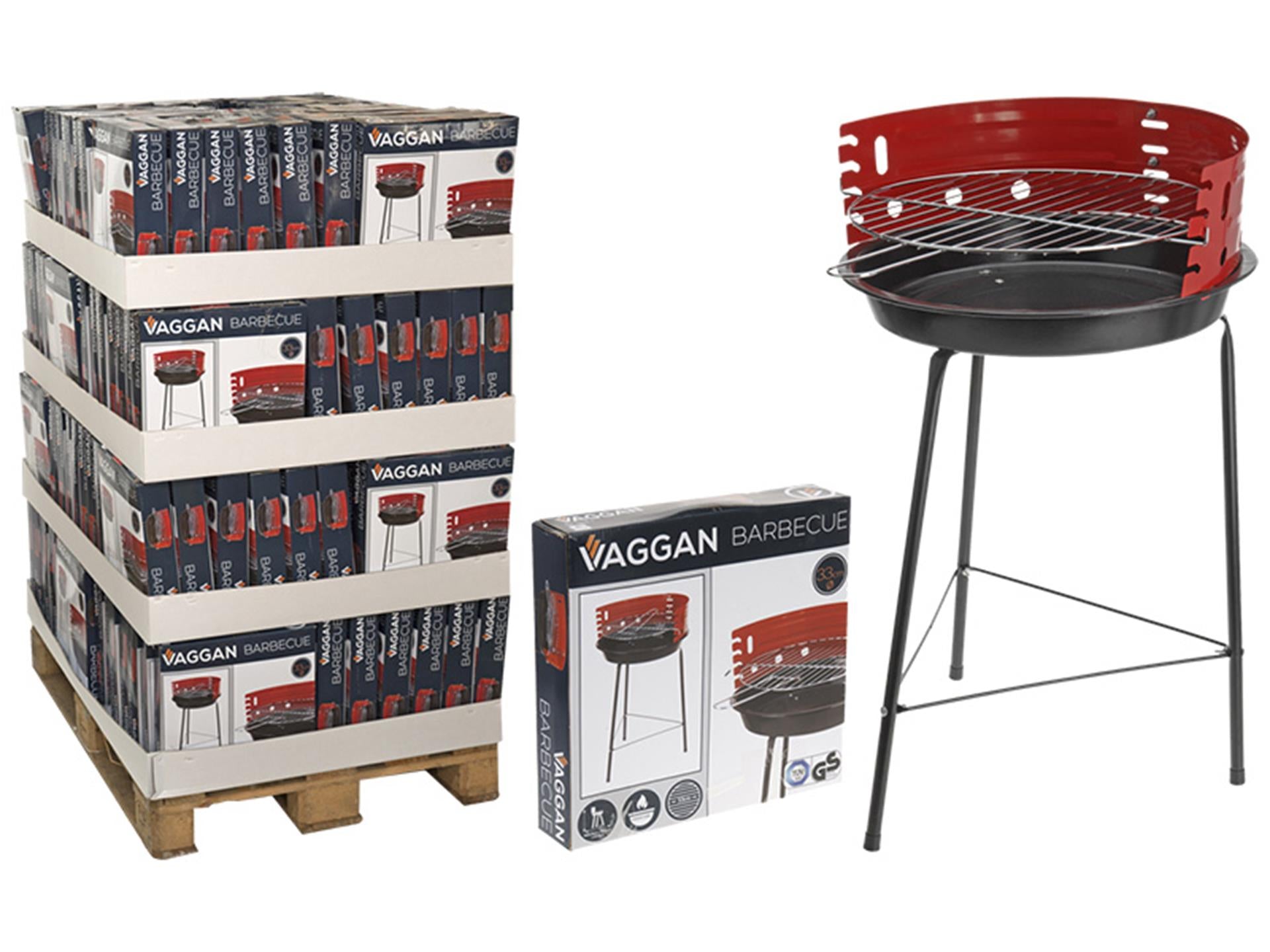 Vaggan - Vaggan Bbq barbecue half open 33cm verstelbaar