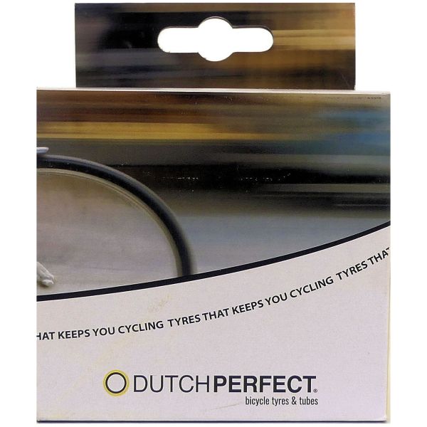 Dutchperfect - Binnenband dutch perfect fatbike 20 x 4.00" /40-540 mm av gebogen 45° - zwart