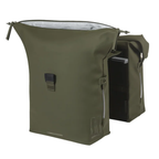Basil dubbele fietstas soho nordlicht mik 41 liter 15 x 31 x 38 cm - moss green