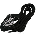 Edge toeclipsriempjes pedaalriempjes nylon - zwart