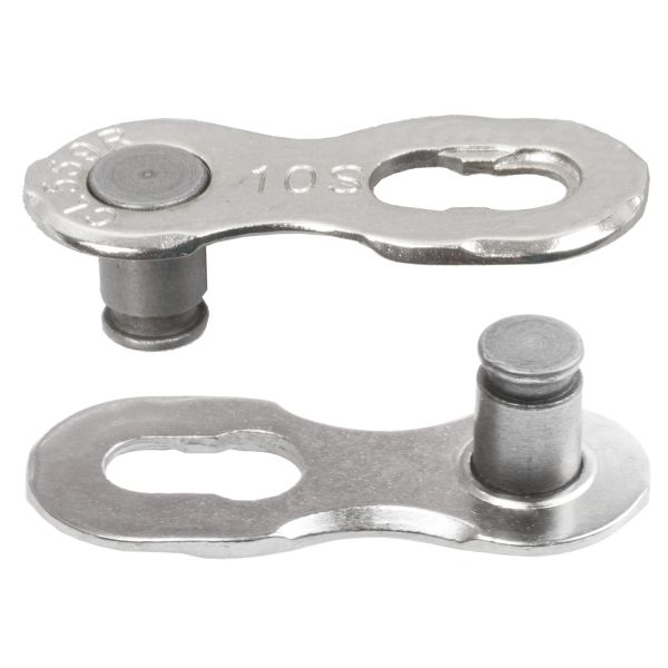 M-Wave Maillon de chaîne Fusion 1/2 x 11/128 acier 10S argent