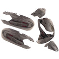 Edge plaatset peugeot kisbee 2t 4t 6-delig - zwart