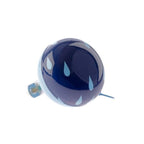 Nv ding dong bel 60mm drops blauw met druppels kaart