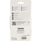 Simson - Versnellingskabelset nexus 4/7/8 rvs - grijs