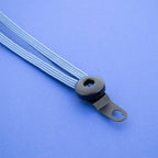 Widek B.V. - B.V. snelbinder explorer 20" zwarte beugels blauw/wit