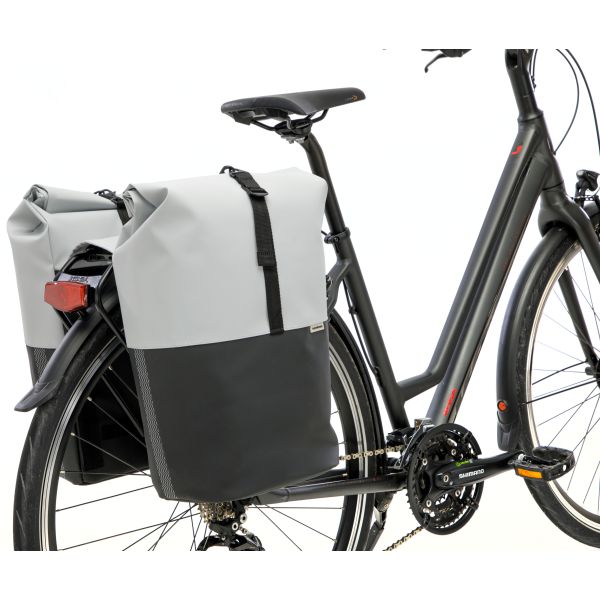 Newlooxs Sac New Nyborg Double Gris Clair / Noir