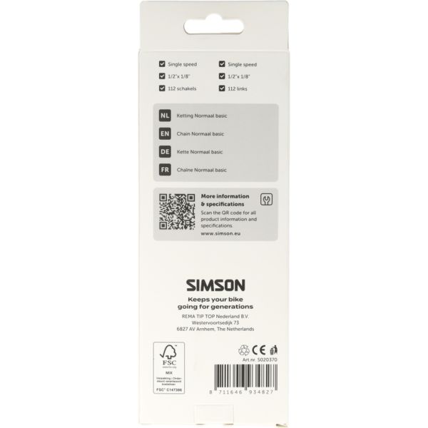 Simson - ketting normaal basic