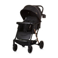 Chipolino amber opvouwbare buggy met voetenhoes obsidian zwart