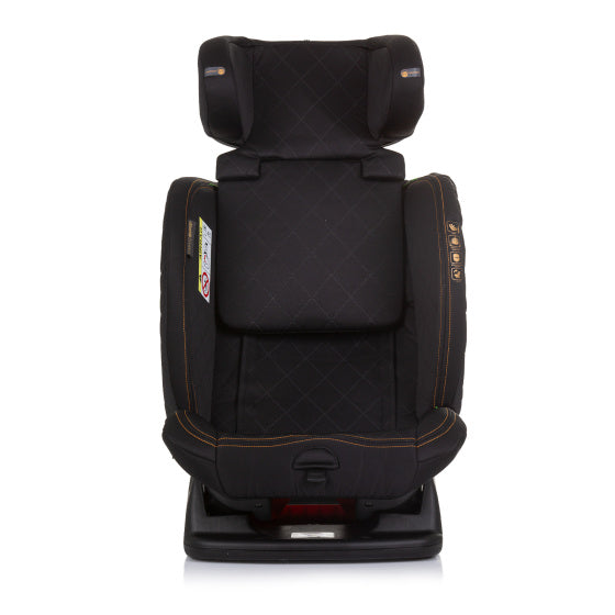 Chipolino aviato autostoel i-size 40-150 cm groep 0+, 1, 2 én 3 obsidian zwart
