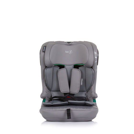 Chipolino lux x autostoel i-size 76-150 cm isofix granite grijs