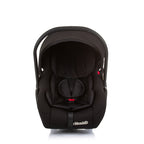 Chipolino amore autostoel met adapters 40-85 cm groep 0+ obsidian zwart