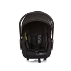 Chipolino aura autostoel met adapters 40-85 cm groep 0+ obsidian zwart