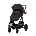 Chipolino harmony opvouwbare 3-in-1 kinderwagen met luiertas granite antraciet