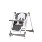 Chipolino milk shake 2-in-1 kinderstoel schommelstoel granite grijs wit