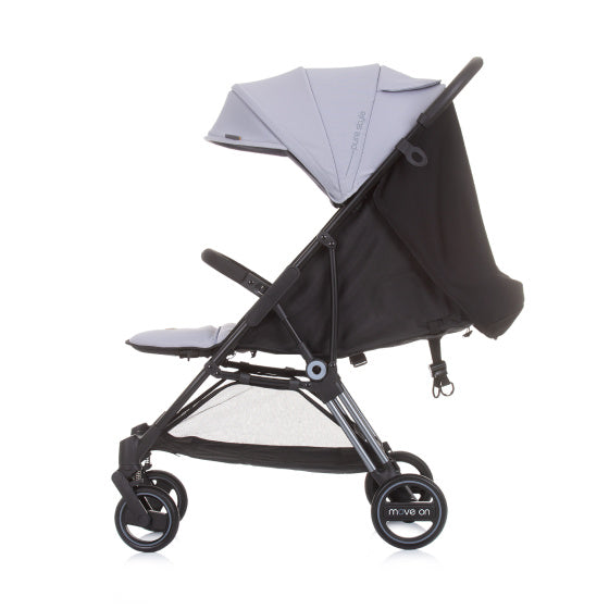 Chipolino On Autofolding Opvouwbare Buggy Graphite Grijs Zwart