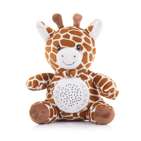 Chipolino pluche babyprojector knuffelgiraf met muziek licht