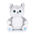 Chipolino pluche baby nachtlamp knuffelhusky met muziek licht