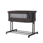 Chipolino zen co-sleeper box met klamboe obsidian zwart