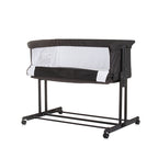Chipolino zen co-sleeper box met klamboe obsidian zwart