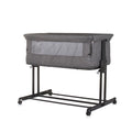 Chipolino zen co-sleeper box met klamboe granite grijs