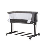 Chipolino zen co-sleeper box met klamboe granite grijs