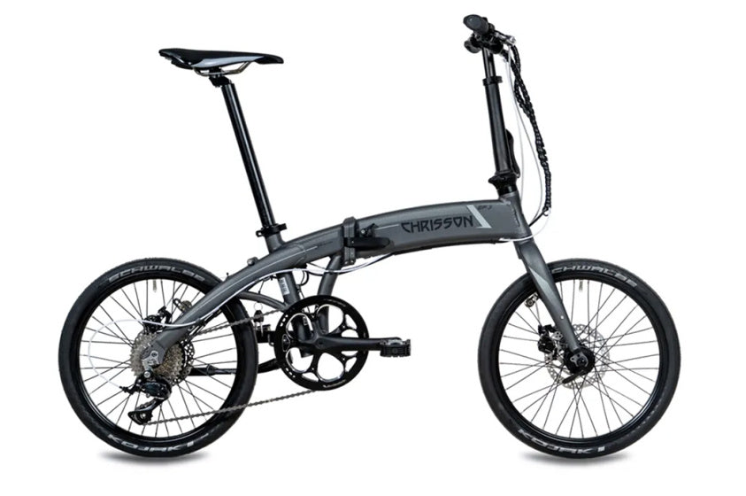 Chrisson ef3 20 inch 30 cm unisex 9v mechanische schijfrem grijs