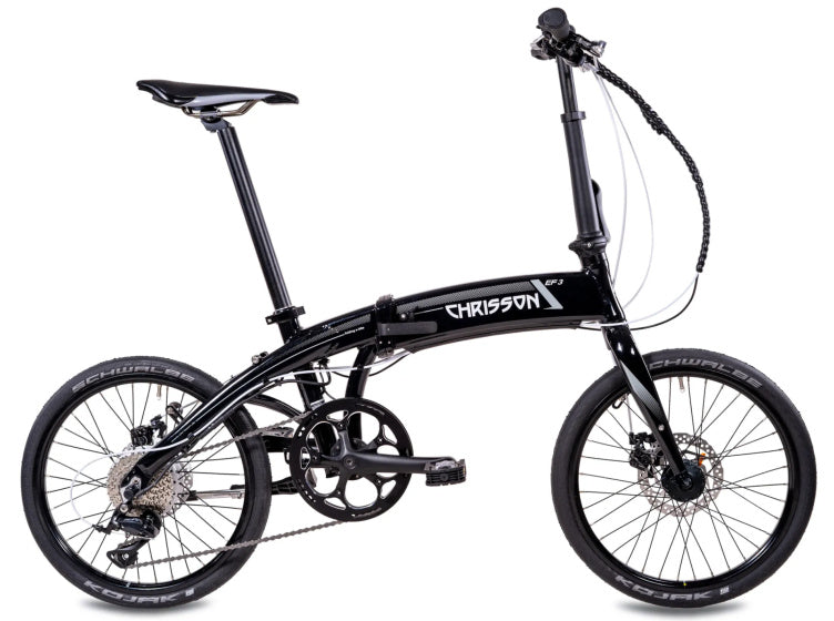 Chrisson ef3 20 inch 32 cm unisex 9v mechanische schijfrem zwart