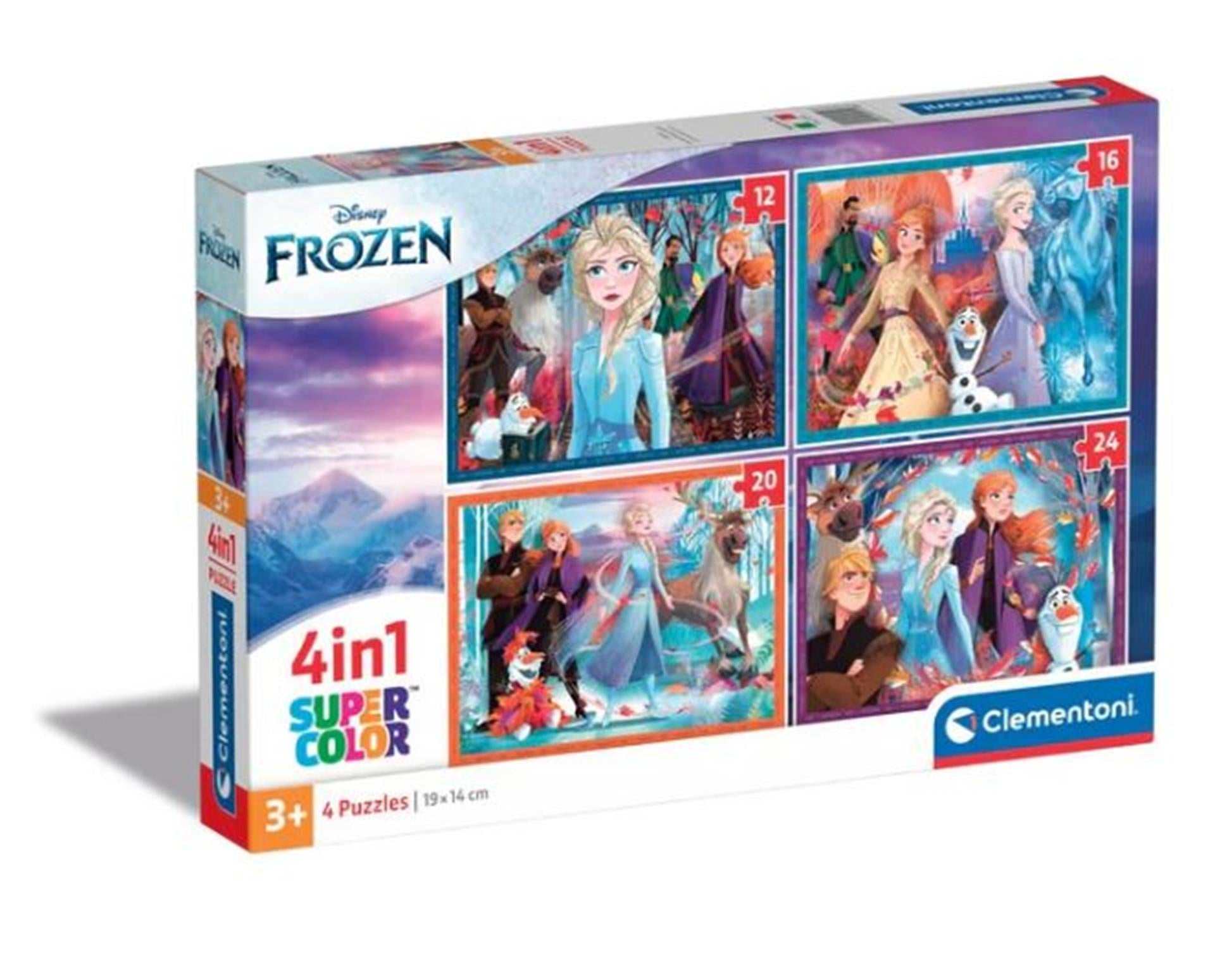 Clementoni - puzzels disney frozen 4in1