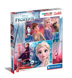 Clementoni puzzel 2x60pcs frozen 2