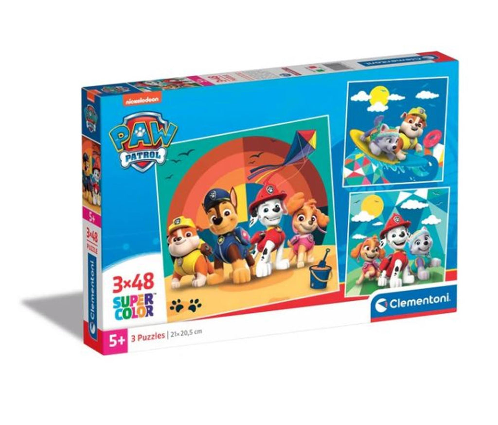 Clementoni - puzzel 3x48pcs paw patrol